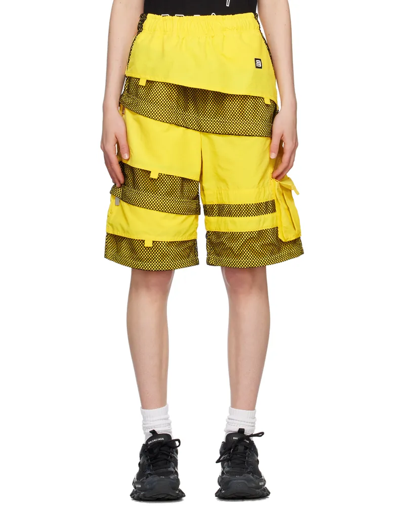 BARRAGÁN Yellow Convertible Shorts Yellow