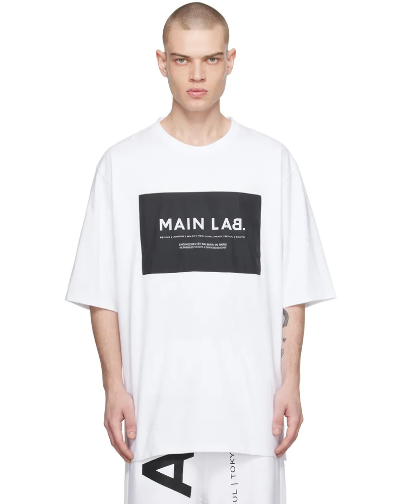 Balmain White Label T-Shirt Gab