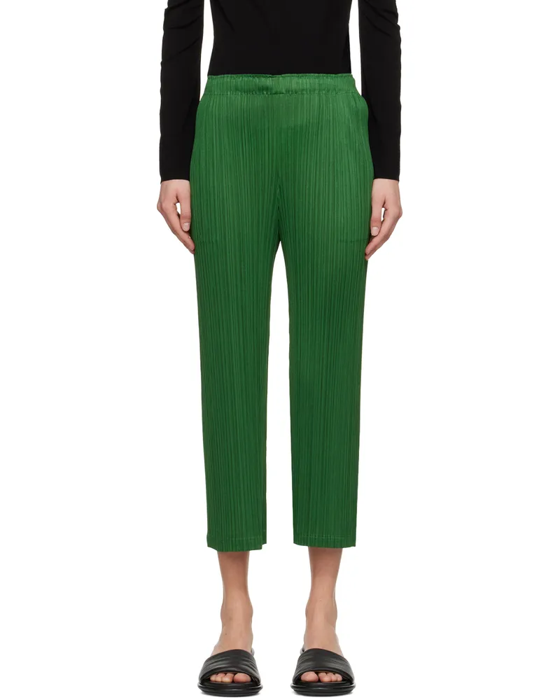 Issey Miyake Green Monthly Colors February Trousers 62