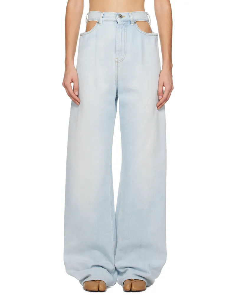 Maison Margiela Blue Décortiqué Jeans 962