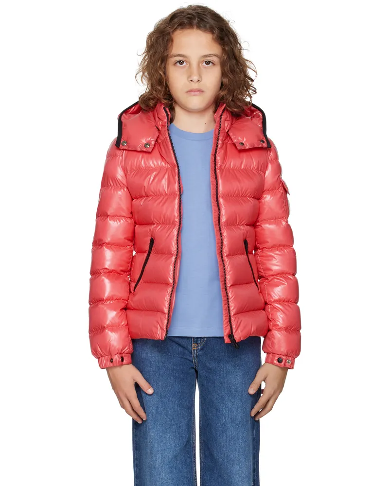 Moncler Big Kids Pink Small Bady Down Jacket 410