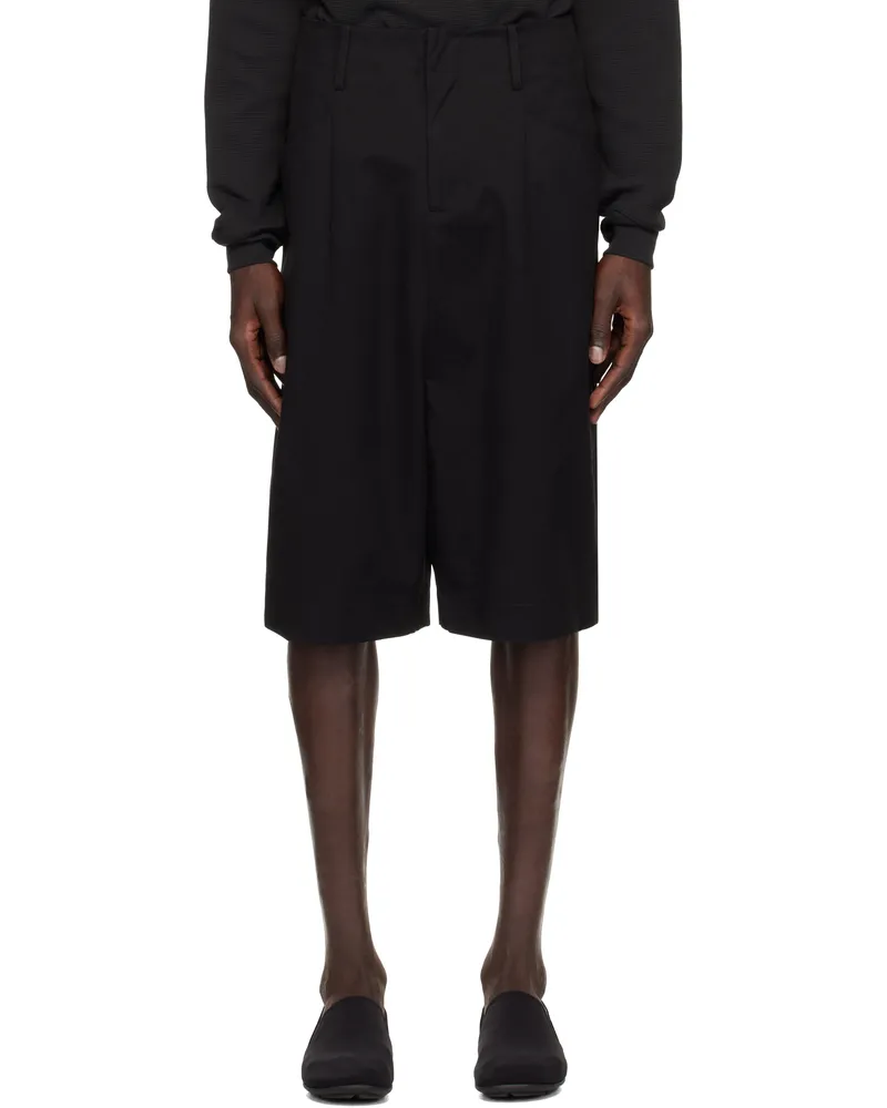 Entire Studios Black Rumy Shorts Carbonblack