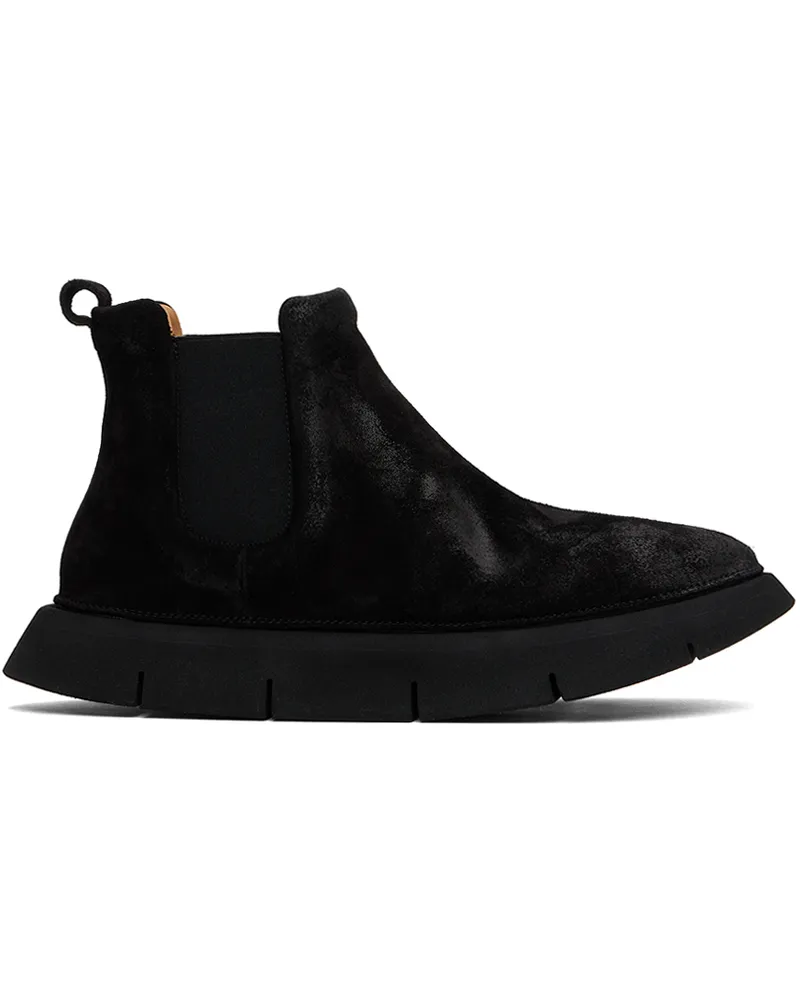 Marsèll Black Intagliata Beatle Boots 666