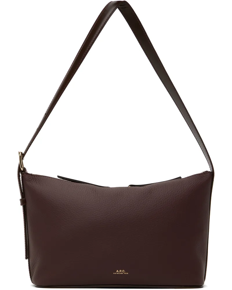 A.P.C. Brown Vera Shoulder Bag Gau