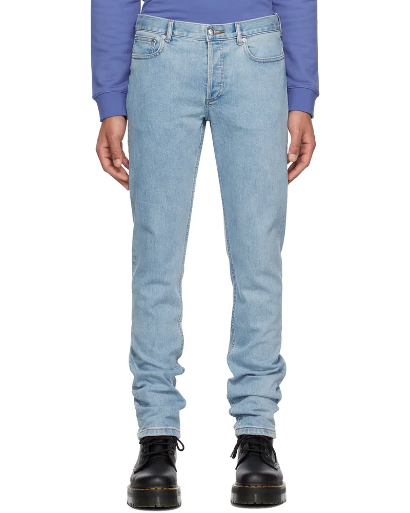 A.P.C. Blue Petit New Standard Jeans Ial
