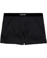 Tom Ford Black Jacquard Logo Boxers Black