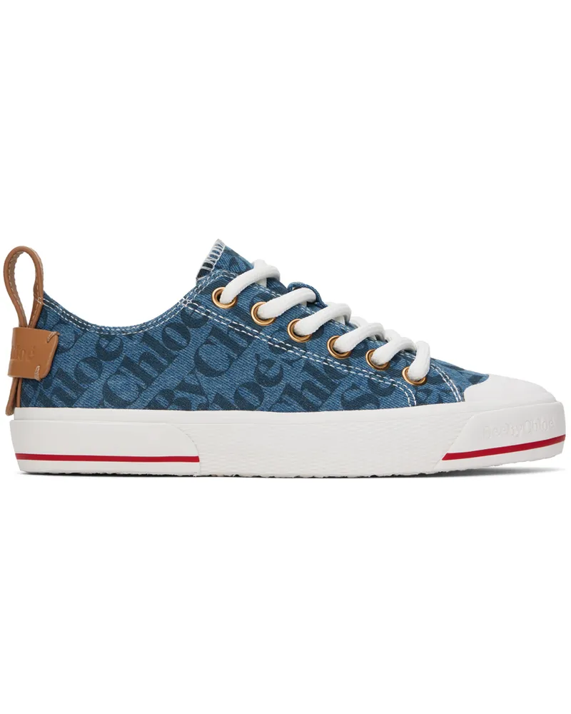 See by Chloé Blue Aryana Sneakers Sbc716