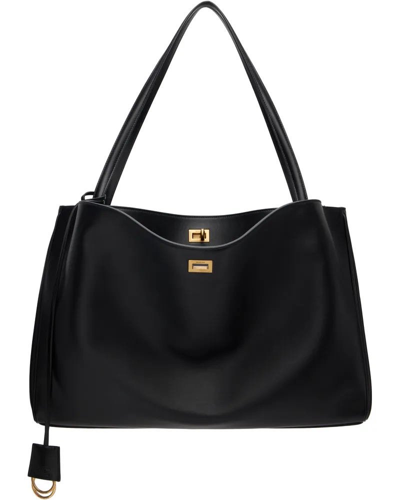 Balenciaga Black Rodeo Tote 1000