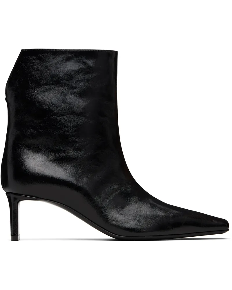 KHAITE Black Ona Ankle Boots 200