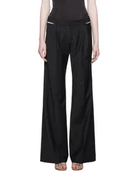 Anna October Black Raya Trousers Black