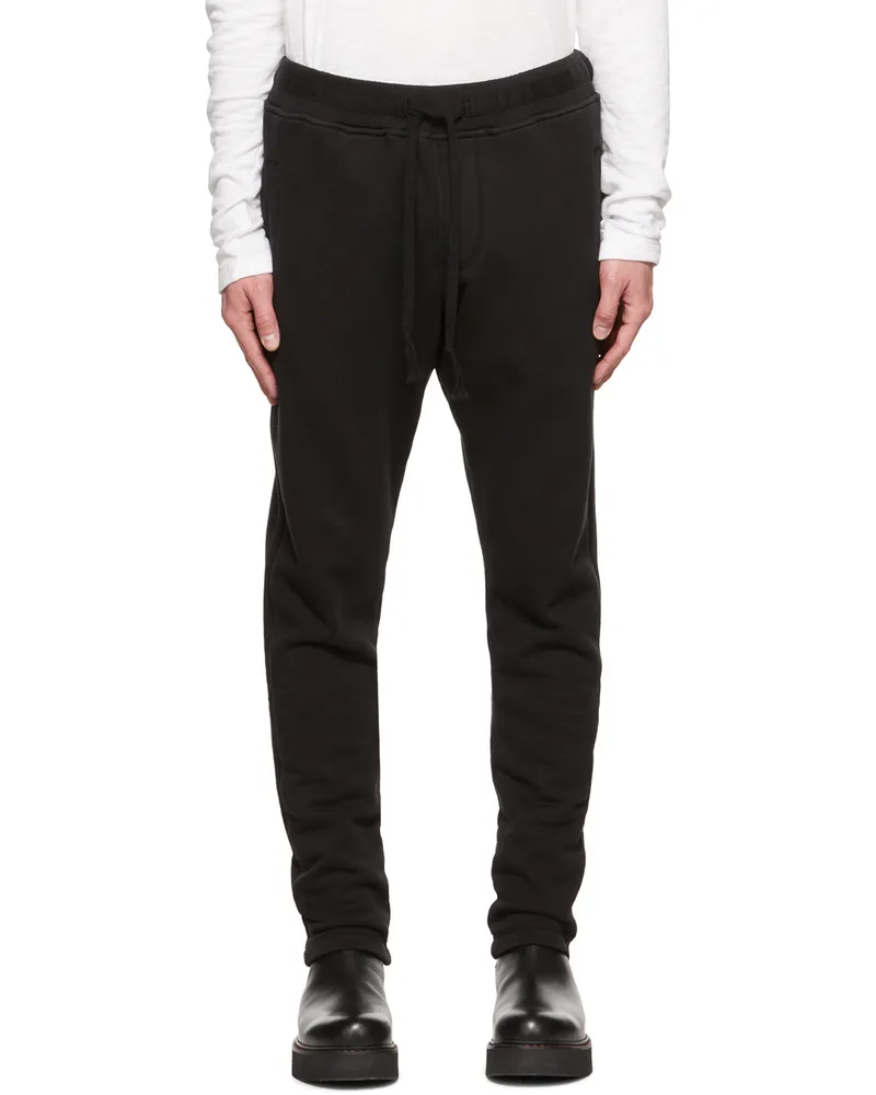 Greg Lauren Black New Sweat Lounge Pants Black