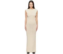 SSENSE Exclusive Off-White 'Elemental by ' Tape Maxi Dress