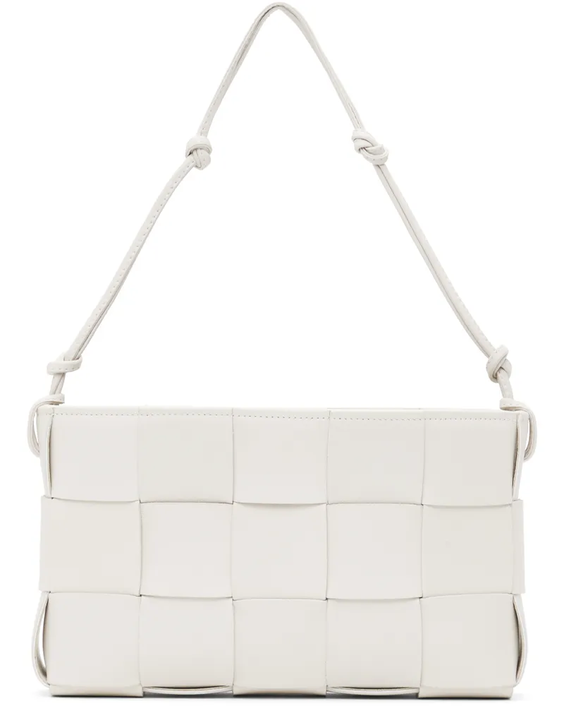 Bottega Veneta White Cassette Pouch Bag 9104
