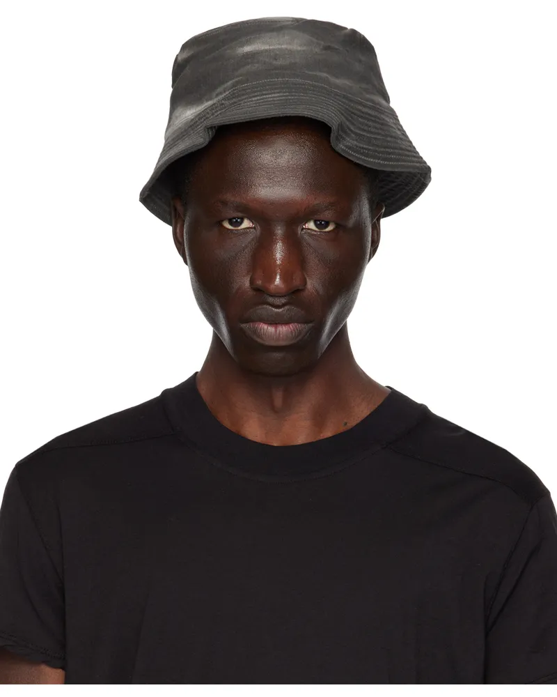 DRKSHDW by Rick Owens Black Runway Baseball Cap 78