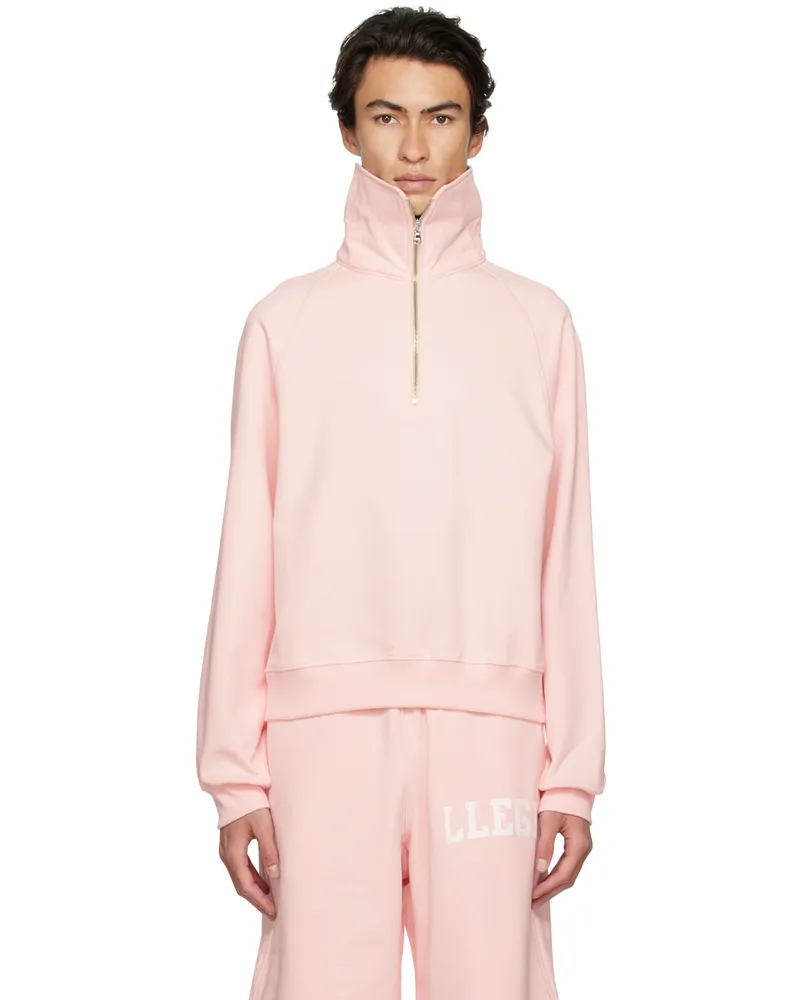 RECTO SSENSE Exclusive Pink Embroidered Sweatshirt Pk
