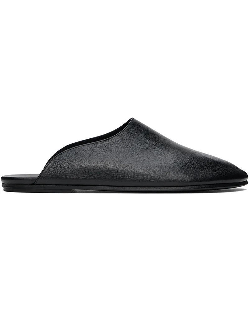 The Row Black Nicco Loafers Blk