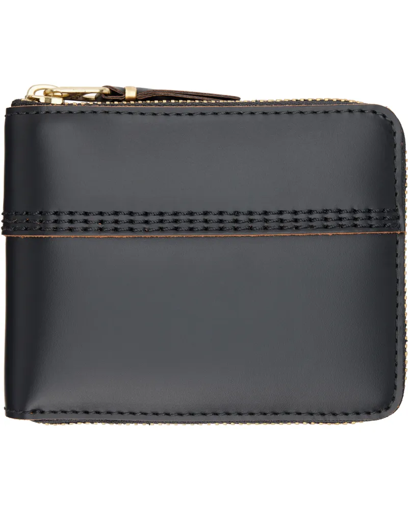 Comme des Garçons Black Triple Stitch Wallet Black