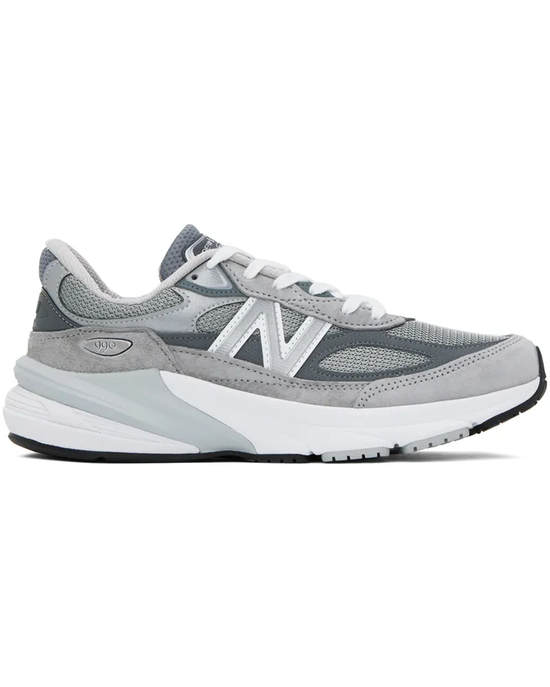 New Balance Gray Made in USA 990v6 Sneakers Grey
