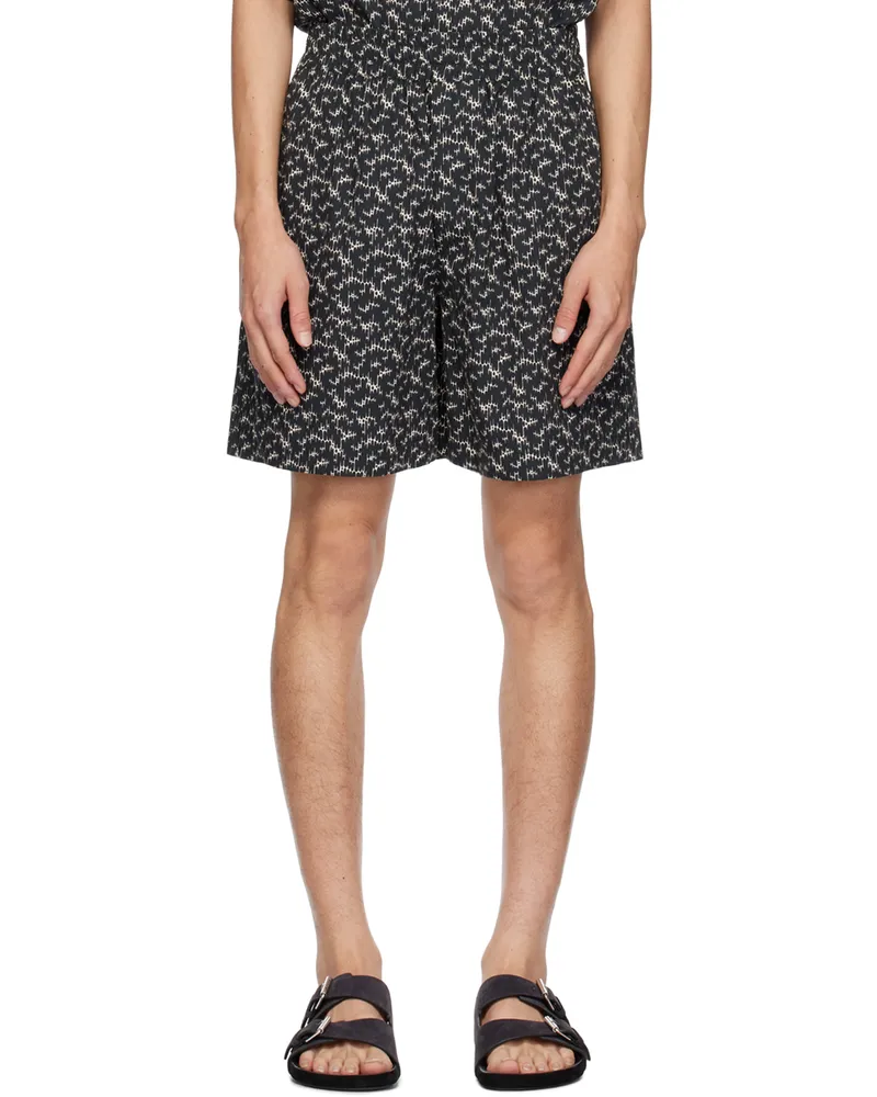 Isabel Marant Black Vataya Shorts 01bk