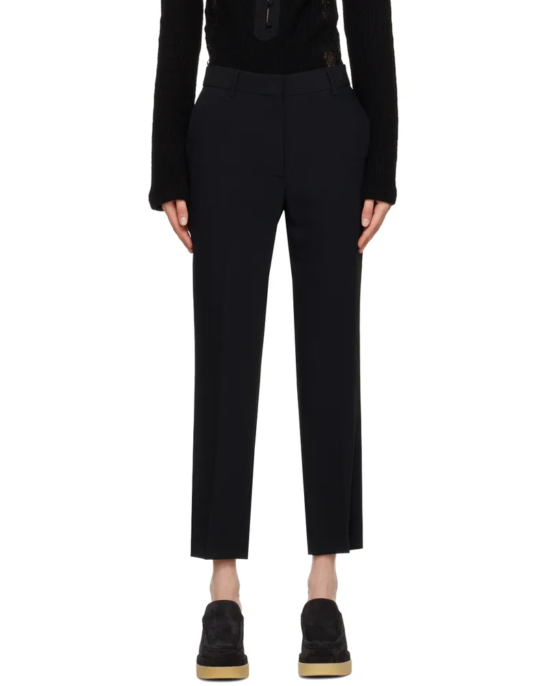 See by Chloé Black Tapered Trousers 001