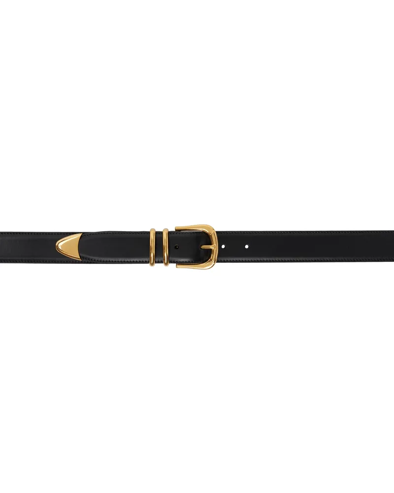 The Row Black Vintage Belt Blsg