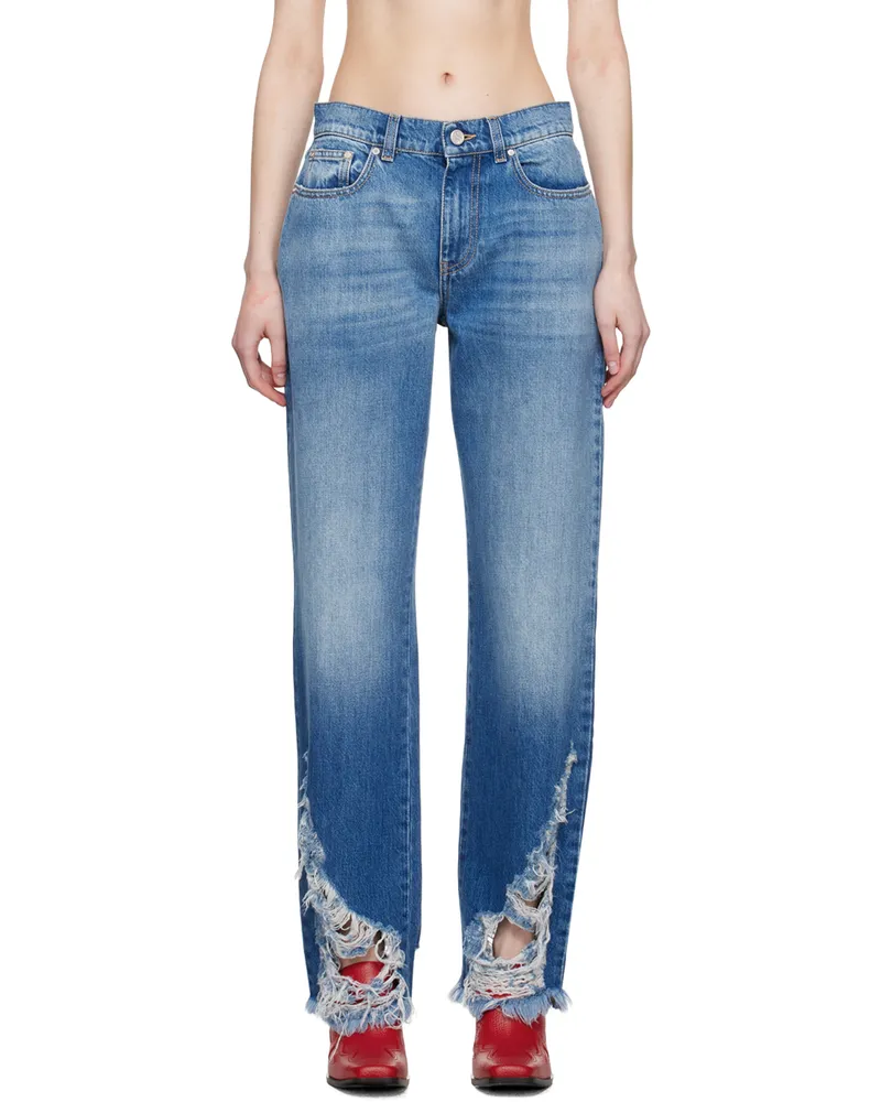 Stella McCartney Blue Distressed Jeans 4406