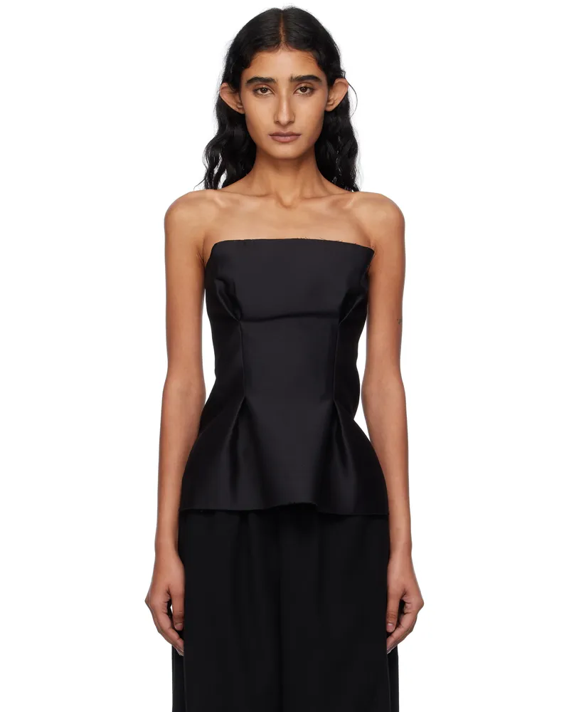 GIA STUDIOS Black Noir Top Black