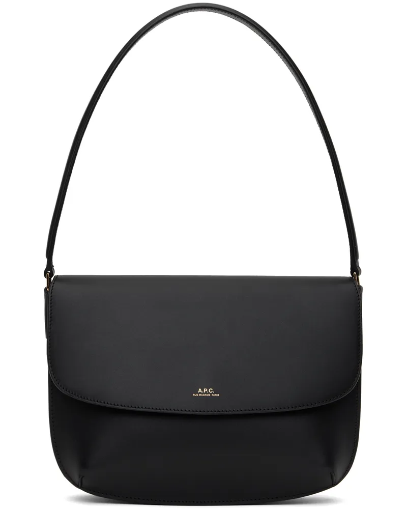 A.P.C. Black Sarah Shoulder Bag Lzz