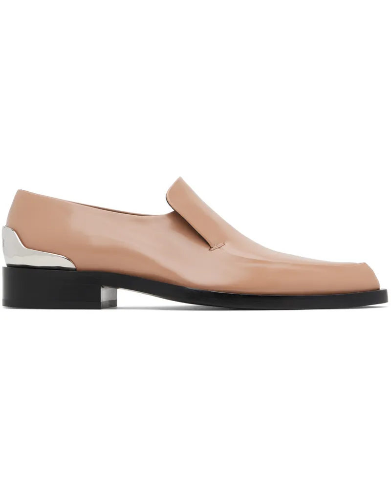 Jil Sander Beige Pointed Toe Loafers 659