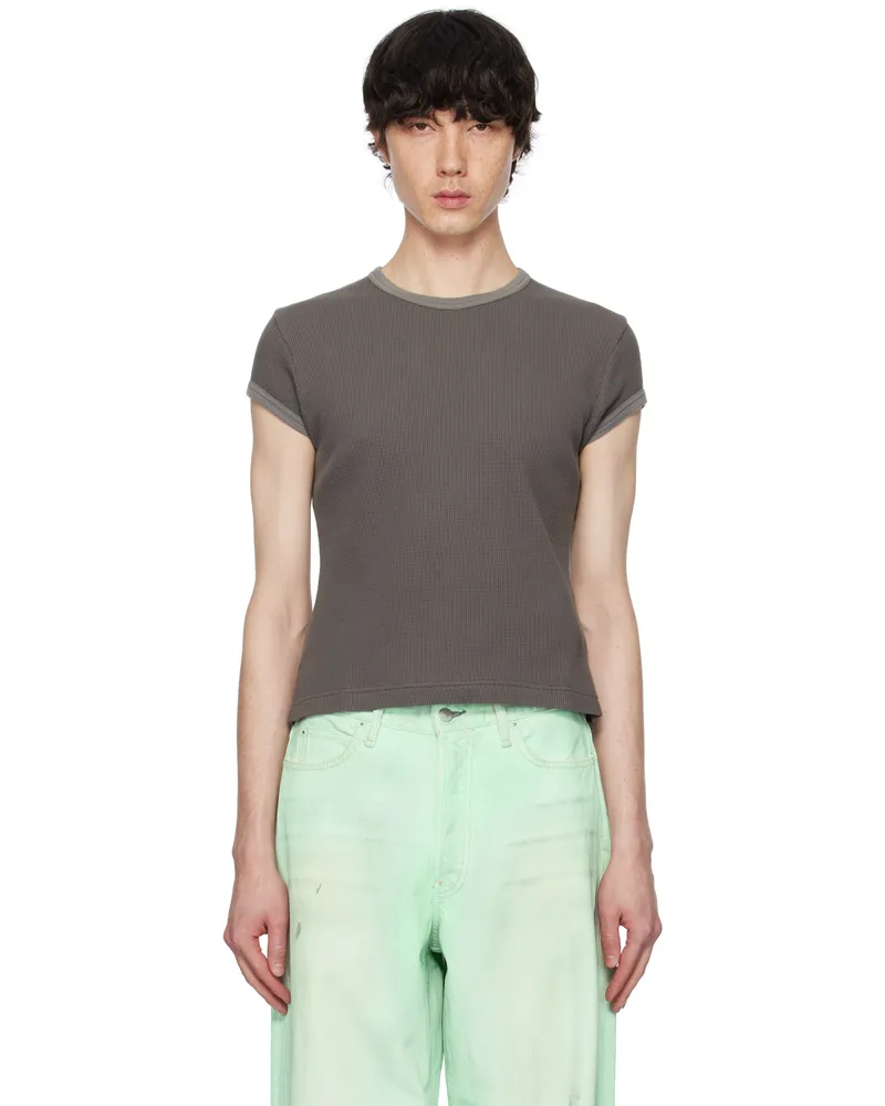 Acne Studios Gray Fitted T-shirt Djo