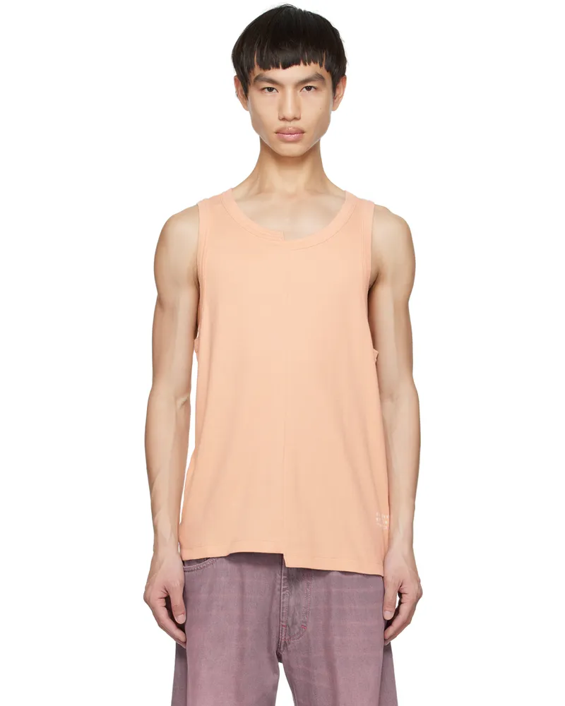 Maison Margiela Beige Spliced Tank Top 124