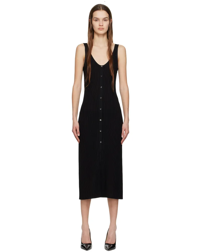 HUGO BOSS Black Sleeveless Midi Dress 1