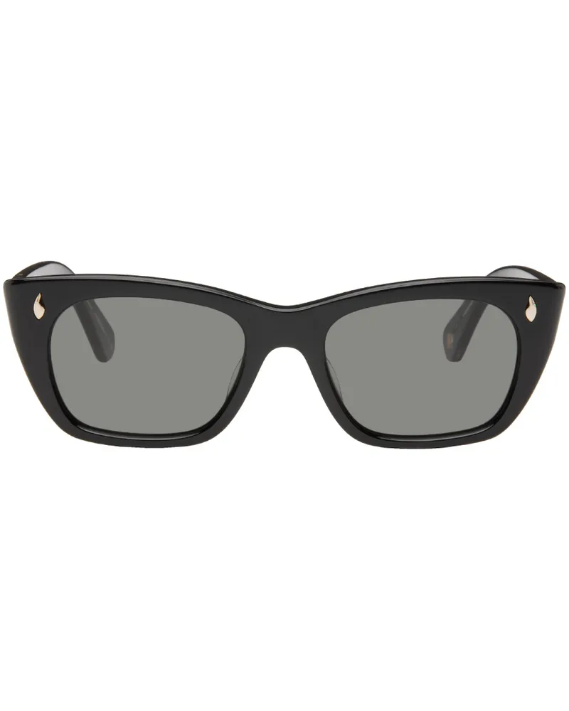 Garrett Leight Black Webster Sunglasses Bk