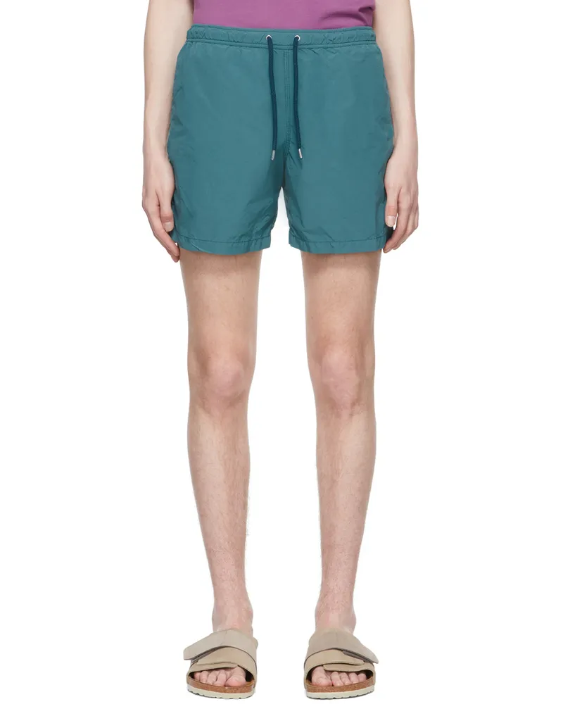ASPESI Blue Polyester Swim Shorts 85066