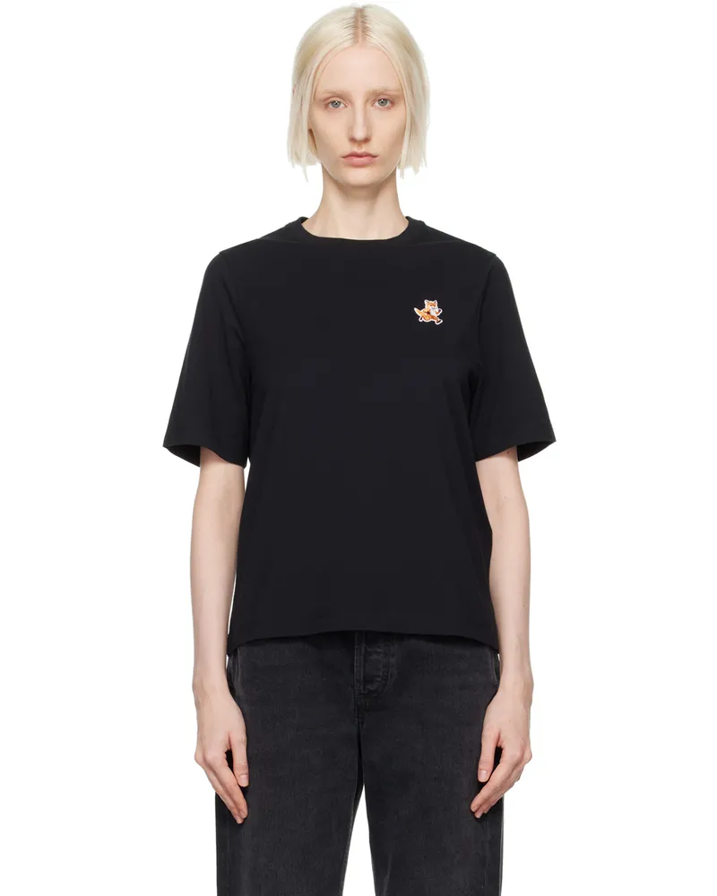 Kitsuné Black Speedy Fox Patch Comfort T-shirt P199