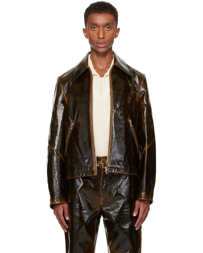 Séfr Brown Buck Jacket Worn