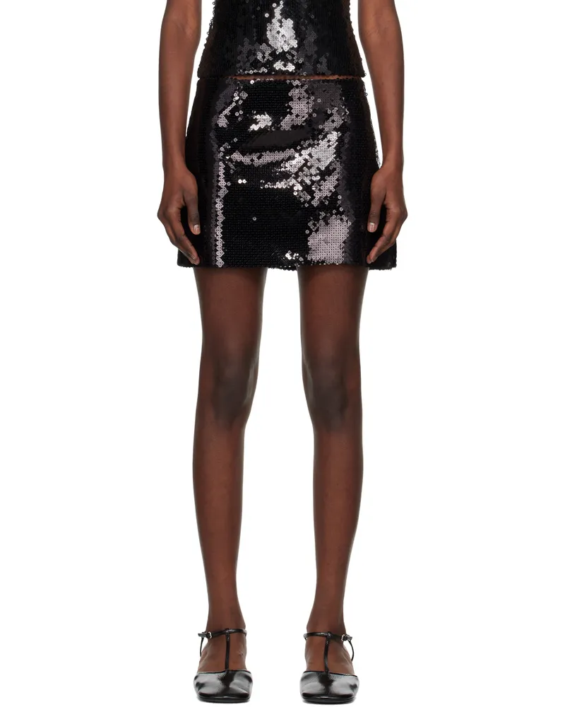16ARLINGTON Black Quattro Miniskirt Nero