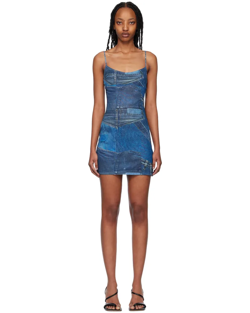 Miaou Blue Anya Minidress Denim
