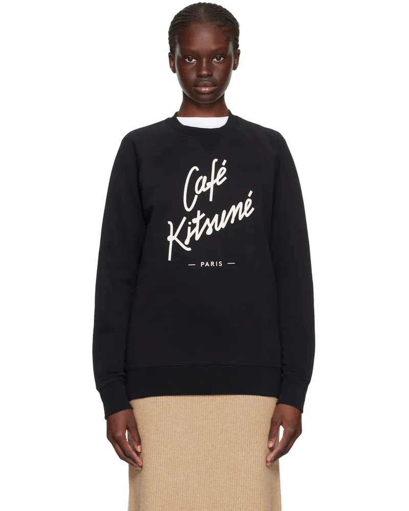 Kitsuné Black 'Café Kitsuné' Sweatshirt Black