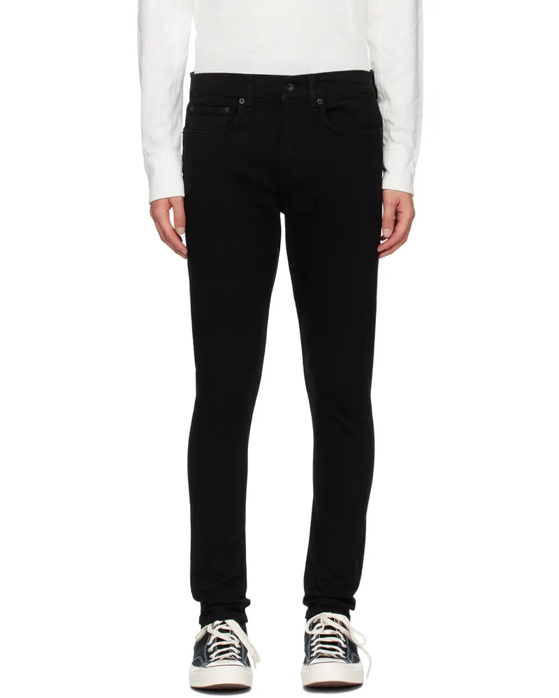 Rag & Bone Black Fit 1 Jeans Black