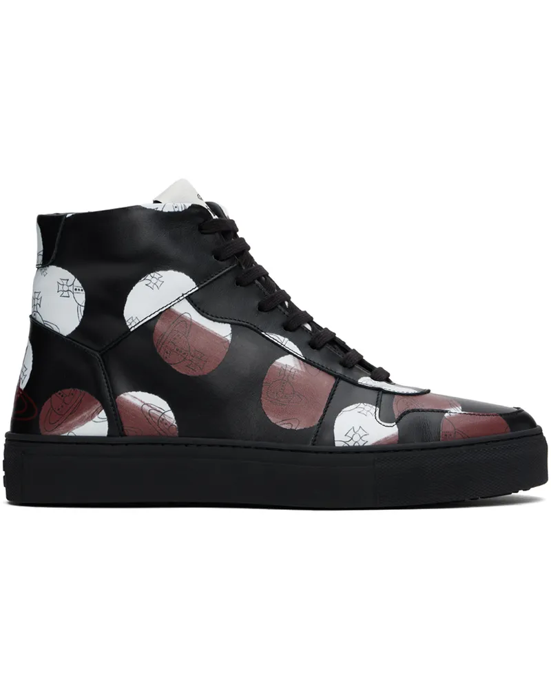 Vivienne Westwood Black Classic High Top Sneakers O302
