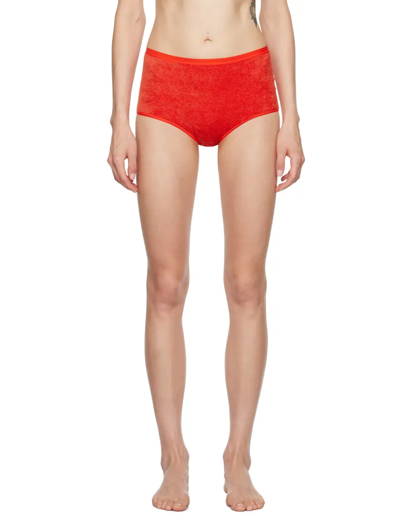 Baserange Red Highwaist Bell Briefs Mino