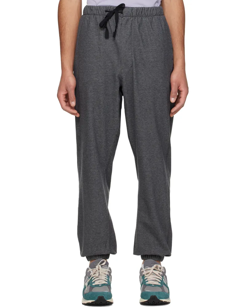 nanamica Gray Drawstring Trousers Ch