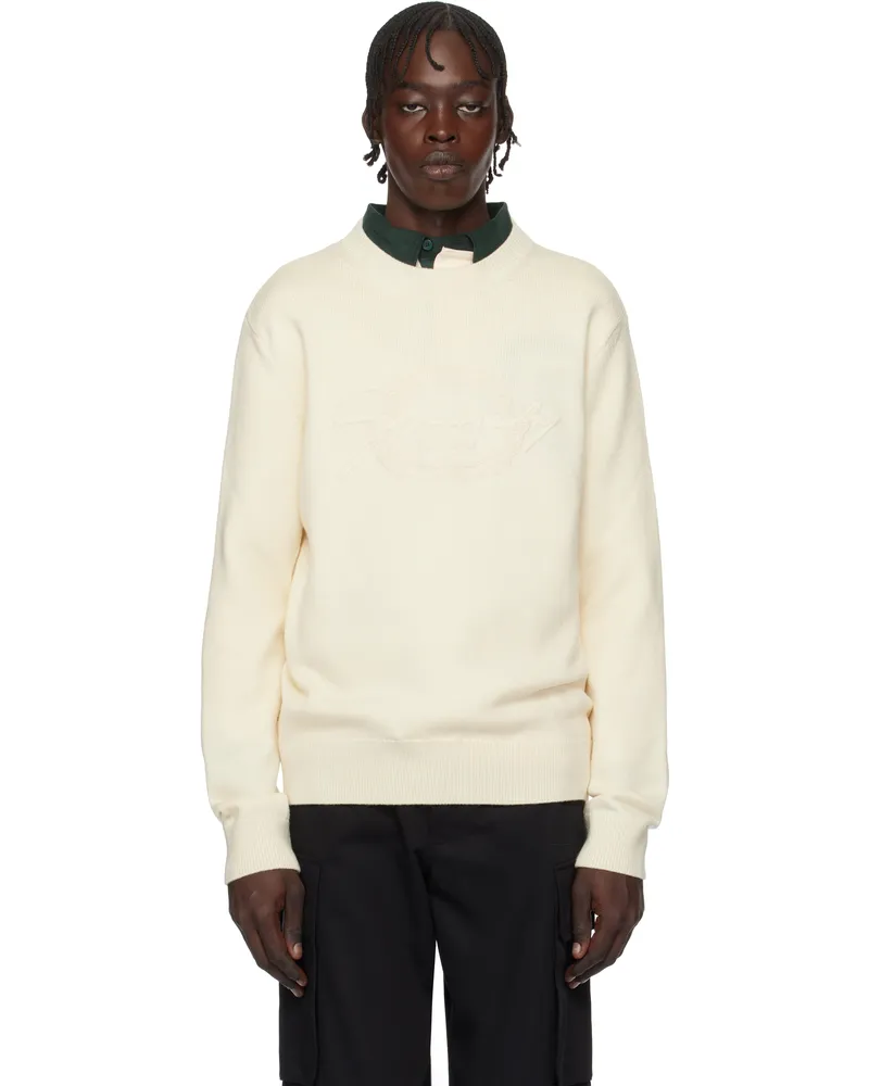 Givenchy Beige 'GIVENCHY' Medallion Sweater 272-powder