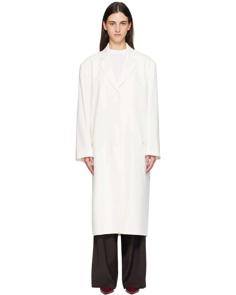 FRANKIE Shop Off-White Tribeca Long Coat 005