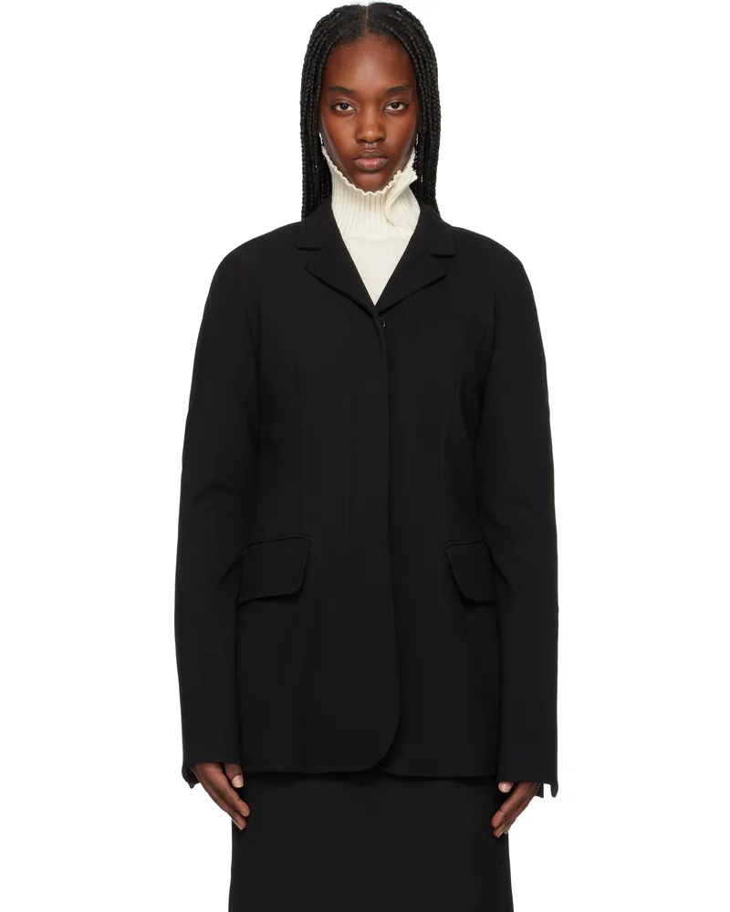 SPORTMAX Black Cabreo Blazer Black