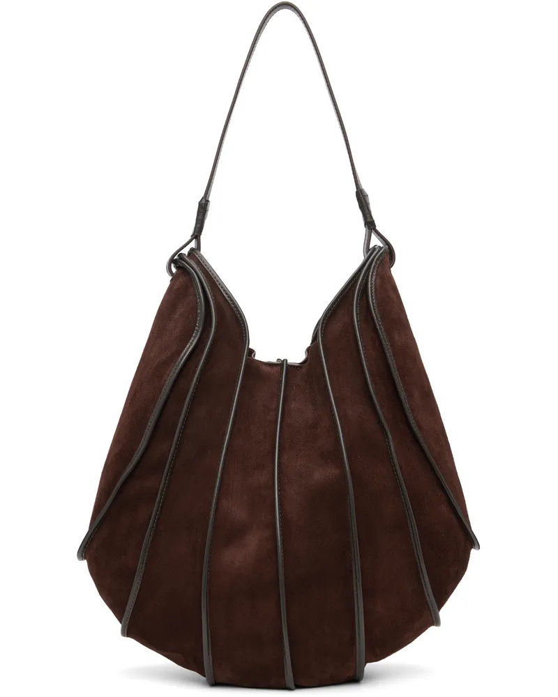 STAUD Brown Wells Tote Maho