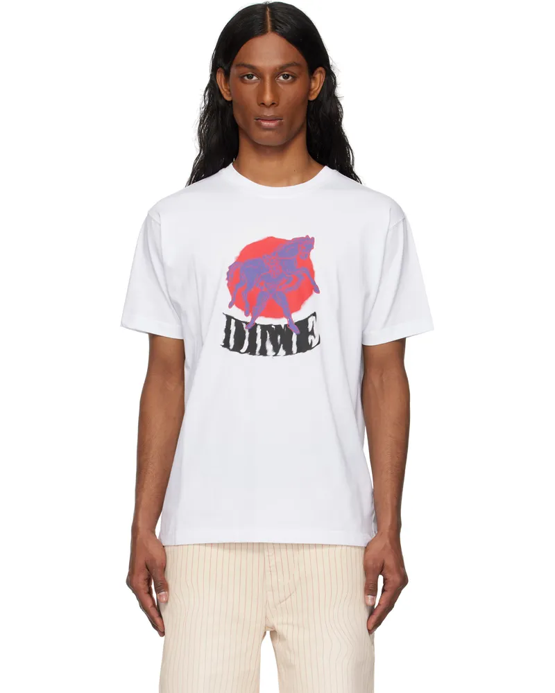 Dime White Horseplay T-shirt White