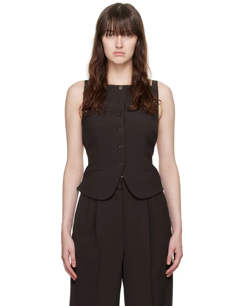 Beaufille Brown Innes Vest Umber