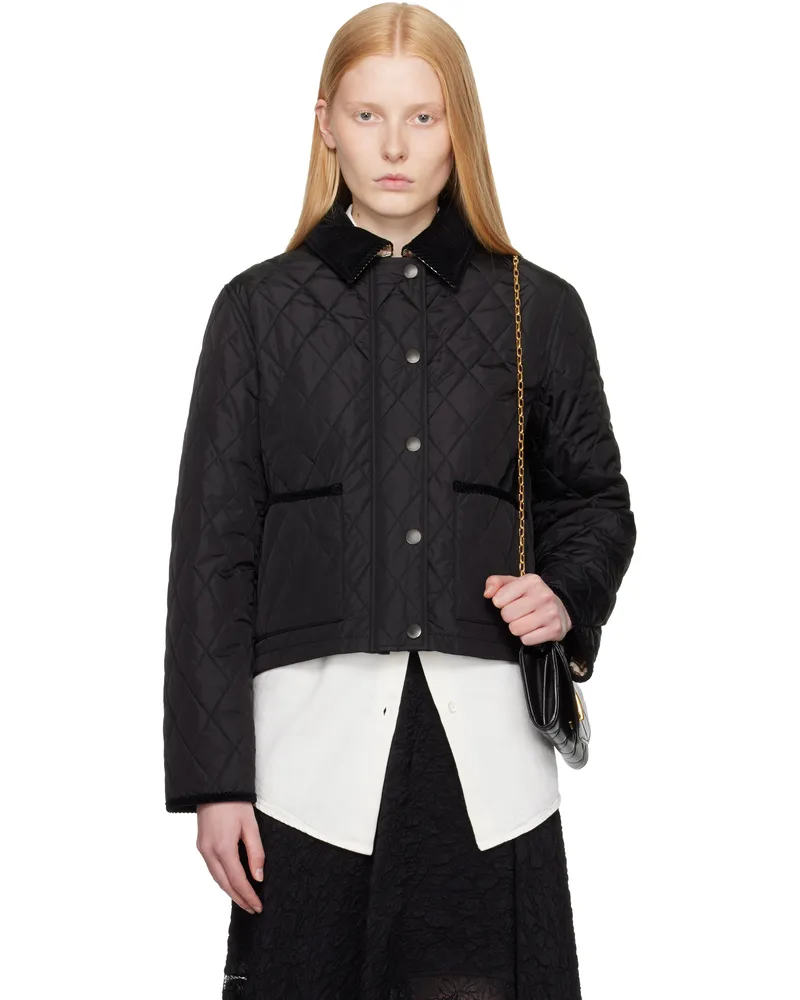 Burberry Black Oldham Nylon Jacket Black